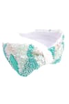Shop_Babita Malkani_Blue Sequins Colorblock Embellished Headband _Online_at_Aza_Fashions