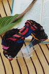 Shop_Babita Malkani_Multi Color Sequins Striped Headband _Online_at_Aza_Fashions
