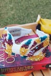 Buy_Babita Malkani_White Sequins Embellished Colorblock Headband _Online_at_Aza_Fashions