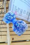 Buy_Babita Malkani_Blue Embellished Ombre Sequin Organza Headband _Online_at_Aza_Fashions