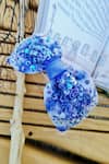 Shop_Babita Malkani_Blue Embellished Ombre Sequin Organza Headband _Online_at_Aza_Fashions