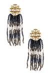Buy_Anayah Jewellery_Gold Plated Kundan Deepali Tassel Long Earrings_at_Aza_Fashions