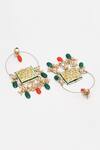 Buy Dugran By Dugristyle Green Pearls, Metallic Thread Kundan Chandbali Earrings Online at Aza Fashions Buy_Dugran By Dugristyle_Green Pearls, Metallic Thread Kundan Chandbali Earrings _Online_at_Aza_Fashions