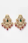 Buy_Dugran By Dugristyle_Gold Plated Kundan Dangler Earrings _Online_at_Aza_Fashions