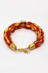 Dugran By Dugristyle_Gold Plated Sea Shell Twisted Bracelet _Online_at_Aza_Fashions