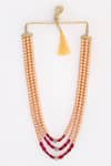 Buy_Dugran By Dugristyle_Gold Plated Pearls Layered Necklace _at_Aza_Fashions