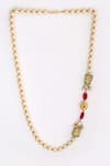Buy_Dugran By Dugristyle_Gold Plated Kundan Pearl Necklace_at_Aza_Fashions