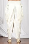 Buy_Aryavir Malhotra_White Dupion Silk Draped Dhoti _Online_at_Aza_Fashions