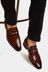 Buy_Luxoro Formello_Brown Hand Painted Horsebit Loafers _at_Aza_Fashions