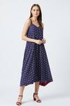 Buy_Doodlage_Blue Upcycled Cotton Slip Dress_Online_at_Aza_Fashions