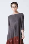 Buy_Doodlage_Grey Seville Crepe Dress