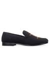 Buy_Domani_Brown Plain Calf Suede Brogue Shoes _Online_at_Aza_Fashions