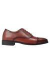 Buy Domani Brown Handcrafted Leather Oxford Shoes Online at Aza Fashions Buy_Domani_Brown Handcrafted Leather Oxford Shoes _Online_at_Aza_Fashions