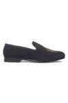Domani Black Embroidered Loafers Online at Aza Fashions Domani_Black Embroidered Loafers _Online_at_Aza_Fashions