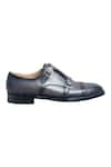 Dmodot_Grey Double Monk Shoes _Online_at_Aza_Fashions