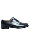 Dmodot_Black Double Monk Shoes _Online_at_Aza_Fashions