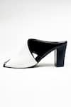 THE ALTER_Black Donna Color Block Mules _at_Aza_Fashions