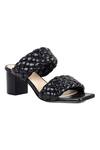 Buy_Vanilla Moon_Black Dora Quilted Block Heels _at_Aza_Fashions