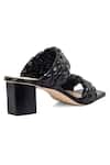 Buy_Vanilla Moon_Black Dora Quilted Block Heels _Online_at_Aza_Fashions