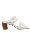 Vanilla Moon_White Dora Quilted Block Heels_Online_at_Aza_Fashions