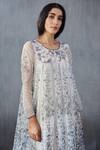 Shop_Torani_White Silk Organza Printed Anarkali_Online_at_Aza_Fashions