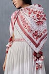 Shop_Torani_White Handwoven Chanderi Scarf_Online_at_Aza_Fashions