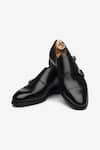 Buy_Bridlen_Black Double Monk Shoes  _at_Aza_Fashions