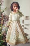 Buy_Priyanka Jain_White Chanderi Sequins, Zari Embroidered Anarkali _at_Aza_Fashions