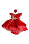 Buy_Pa:Paa_Layered Dress For Girls_at_Aza_Fashions