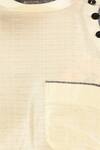 Aryavir Malhotra_White Blended Silk Asymmetric Kurta Set_at_Aza_Fashions