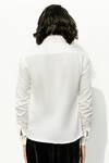 Shop_Runit Gupta_White Cotton Embroidered Shirt For Kids For Kids_at_Aza_Fashions