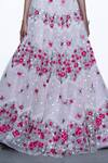 Shriya Som_Pink Floral Embroidered Lehenga For Women_Online_at_Aza_Fashions