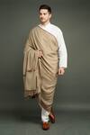 Buy_DUSALA_Beige Pashmina Shawl_Online_at_Aza_Fashions