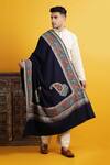 Buy_Dusala_Black Handwoven Pashmina Shawl_at_Aza_Fashions