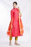 Buy_Naintara Bajaj_Pink Silk Kurta And Pant Set_at_Aza_Fashions