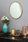 Buy Cocovey Homes Gold Alloy Metal Circular Shape Wall Mirror at Aza Fashions Buy_Cocovey Homes_Gold Alloy Metal Circular Shape Wall Mirror_at_Aza_Fashions