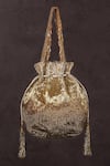 Buy_Lovetobag_Gold Embroidered Dysis Potli Bag _at_Aza_Fashions