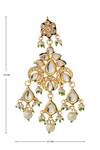 Buy_Posh By Rathore_Gold Plated Kundan Dangler Earrings _Online_at_Aza_Fashions