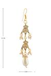 Buy_Just Shradhas_Gold Plated Pearls Kundan Dangler Earrings _Online_at_Aza_Fashions