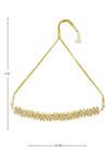 Shop_Just Shradhas_Gold Plated Kundan Floral Choker _Online_at_Aza_Fashions