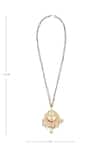 Shop_Just Shradhas_Gold Plated Kundan Pendant Necklace _Online_at_Aza_Fashions