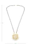 Shop_Just Shradha's_Gold Plated Kundan Pendant Necklace _Online_at_Aza_Fashions