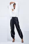 Buy_Echostudio_Black Cotton Lycra Na Jogger Pants  _at_Aza_Fashions