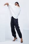 Shop_Echostudio_Black Cotton Lycra Na Jogger Pants  _Online_at_Aza_Fashions