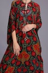 Buy Alpona Designs By Soham Acharya Black Natural Crepe Sequin, Ojai Round Floral Print Dress Online at Aza Fashions Buy_Alpona Designs By Soham Acharya_Black Natural Crepe Sequin, Ojai Round Floral Print Dress _Online_at_Aza_Fashions