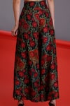 Buy_Alpona Designs By Soham Acharya_Black Floral Print Pleated Pant _Online_at_Aza_Fashions