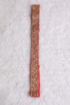 Shop_Esha Koul_Red Embroidery, Sequins Belt _at_Aza_Fashions