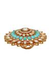 Shop_Ekathva Jaipur_Polki Studded Ring_at_Aza_Fashions