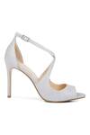 Shop_Sephyr_Silver Glitter Shimmer Criss Cross Peep Toes _at_Aza_Fashions