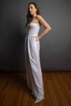 Buy_Emblaze_White Sequin Embellished Jumpsuit_Online_at_Aza_Fashions